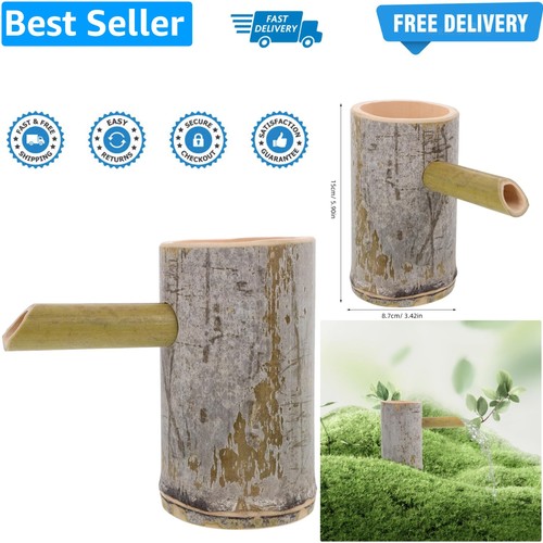 Bamboo water fountain spout 6 - bamboo,