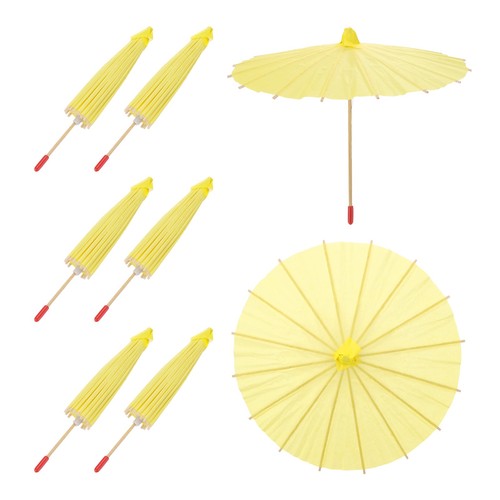 6pcs paper umbrellas inch - umbrellas, 8