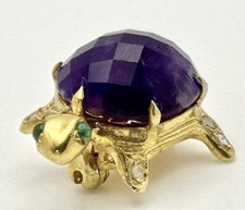 Gilded Sterling Silver Brooch