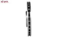 X2 PCS FRONT BRAKE DISC ROTORS