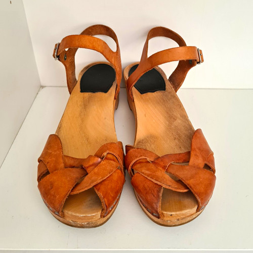 Swedish hasbeens brown leather - hasbeens,
