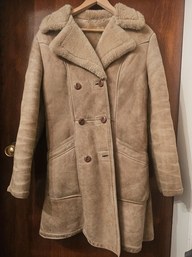 Vintage retro ladies sheepskin - vintage,