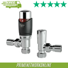 Drayton TRV4 Anthracite Angled