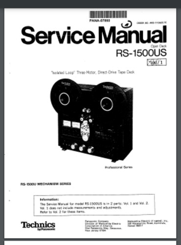 Technics reel tape - reel, to