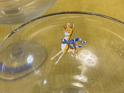 Babycham vintage glasses - babycham,