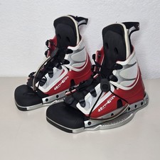Hyperlite Spin Wakeboard Bindings Boots - Red - Mens Standard - Great Condition