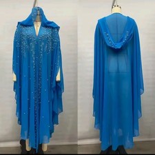 Thin Hooded Cloak Abaya Women