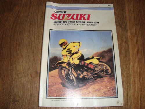 Clymer suzuki rm50 400 twin - suzuki, rm50-400