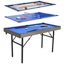 Walker & Simpson 4.5ft 5in1 Multi-Games Table with Folding Legs