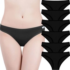 6 Pack Womens Briefs Knickers