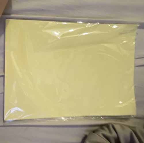 White rectangular foam crash - white,