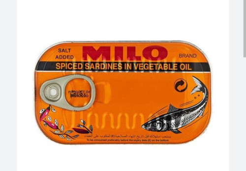 Milo sardines hot - milo, oil