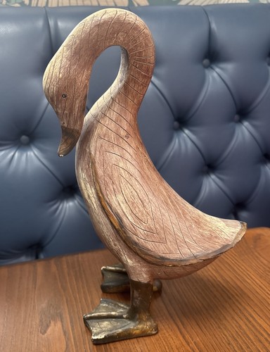 Vintage hand carved wooden - hand,
