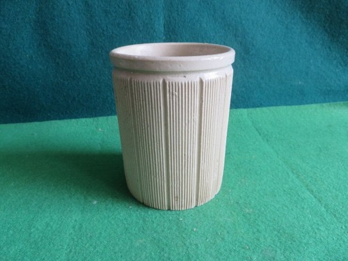 Vintage stoneware jam - stoneware, jar