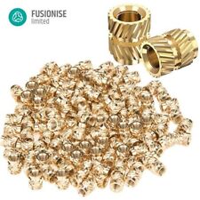M6 Thread Knurled Brass Threaded Heat Set Heat Resistant Insert 3d printing