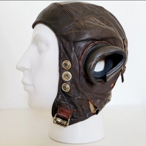Ww2 raf flying helmet - helmet, c