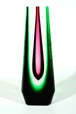 Exbor Czech glass vase °