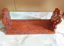 Vintage Wooden Book Trough