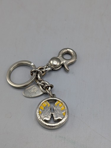 Mulberry gemini keyring in - mulberry,
