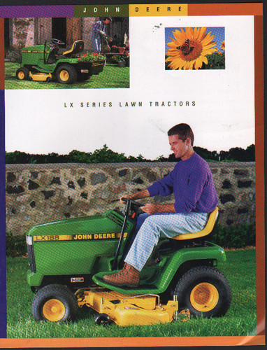 John deere series ride on - "lx, series"
