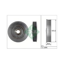 544 0090 10 INA BELT PULLEY