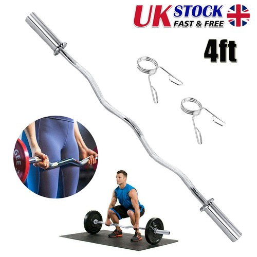 4ft olympic barbell curl - olympic, ez