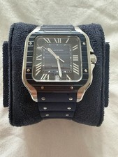 Cartier Santos Blue Dial Blue