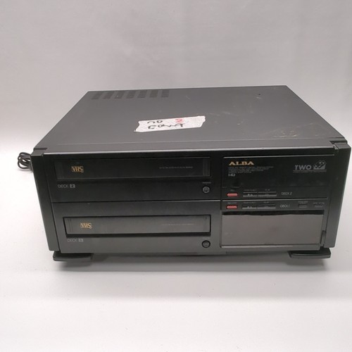 Faulty alba vcr2222 twin - alba,