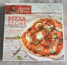 Jamie Oliver - 13" Pizza Stone & Serving Rack | BNIB