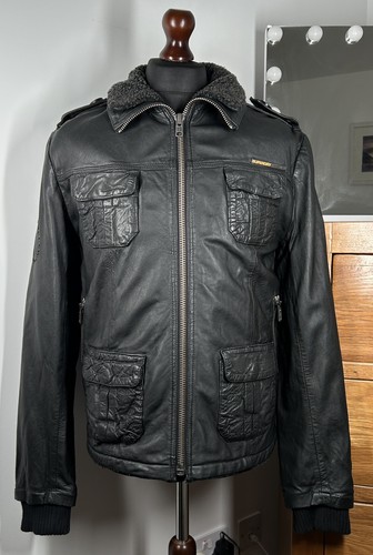 Superdry leather jacket - superdry,
