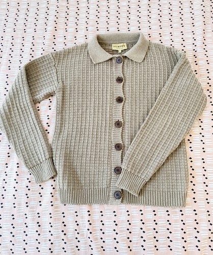 Purdey cardigan waffle knit - cardigan,