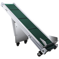 Electric Conveyor w/ 62" x 7.8" Rubber PVC Belt