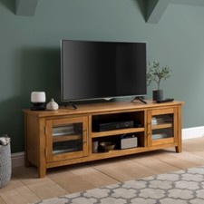 Oak City - NEW Nebraska Modern Oak 150cm Large TV Unit