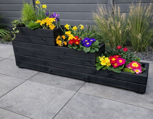 Large black wooden tier - 3,