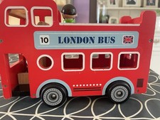 Lelin Wooden London Bus With