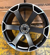 20" Audi S4 B6 B7 B8 B9 RS6 GT Design Matt Black , Machined Lip 9j Alloys X4