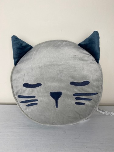 Ikea cat face plush - , cushion/