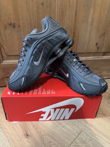 Nike shox anthracite - nike, r4