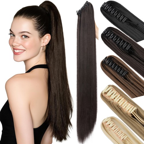 Extra thick real claw ponytail - thick,