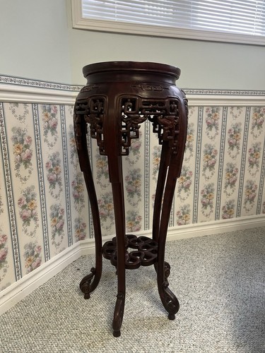 Antique chinese rosewood plant - antique,