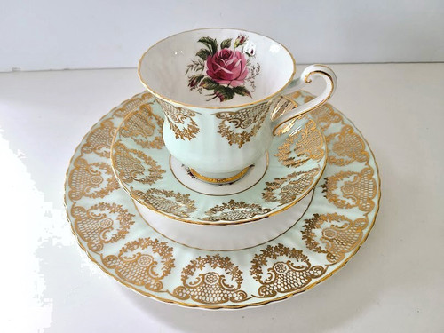 Paragon floating rose teacup - floating,