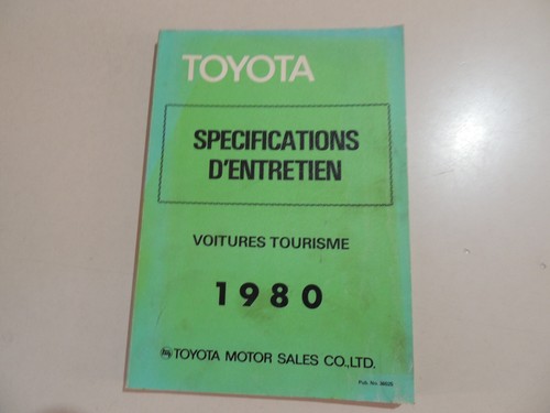 Manuel données toyota - données,