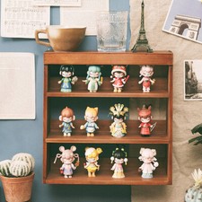 Wooden Storage Cabinet Desktop