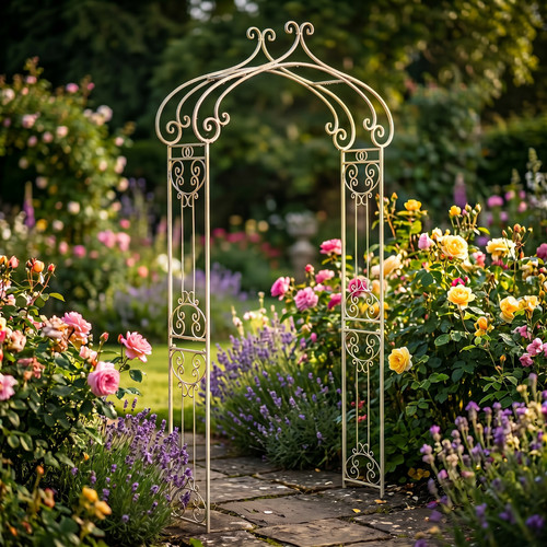 Garden arch metal rustic - arch,