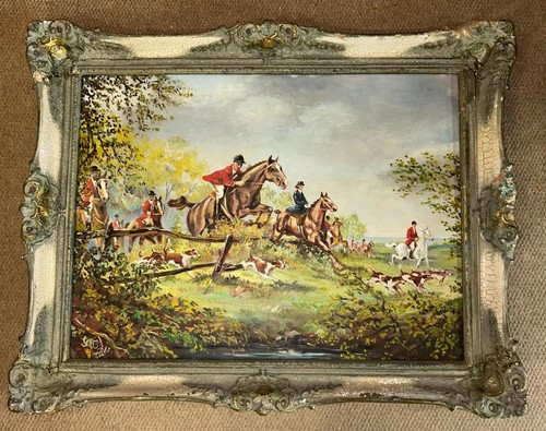 Vintage large framed fox - vintage,