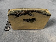 Gold Cosmetic / Make Up Bag by