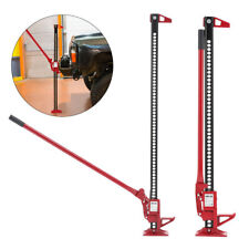 60" 3Ton Farm Jack High Lift Rescue Recovery Rachet Tractor Hoist 4X4 HI Offroad
