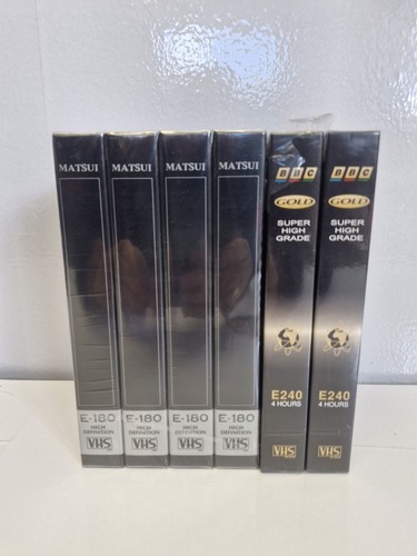 Job lot blank vhs tapes - job,