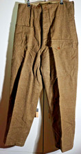 WWII British Battledress Trousers - English Army Uniform Trousers