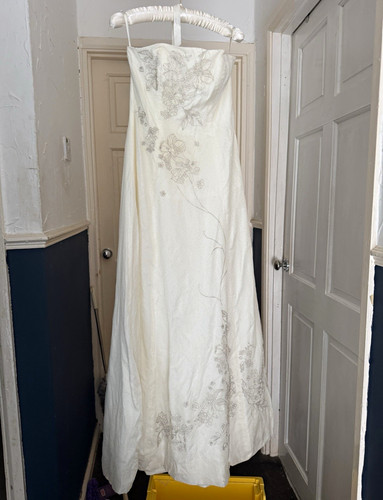 Monsoon ivory line satin - ivory,
